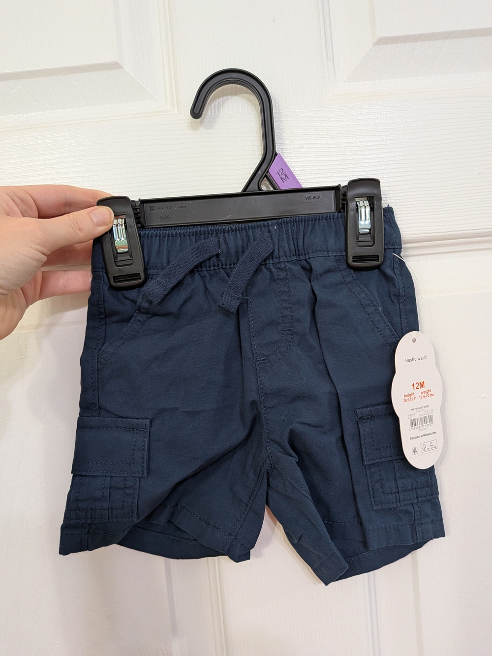 wonder nation Navy Cargo Shorts for Toddlers